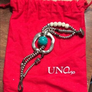 Silver and Turquoise Bracelet